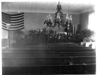 Photo Interior of Church before electricity